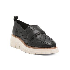 LIVERPOOL LA Black Leather Rosemead Loafers